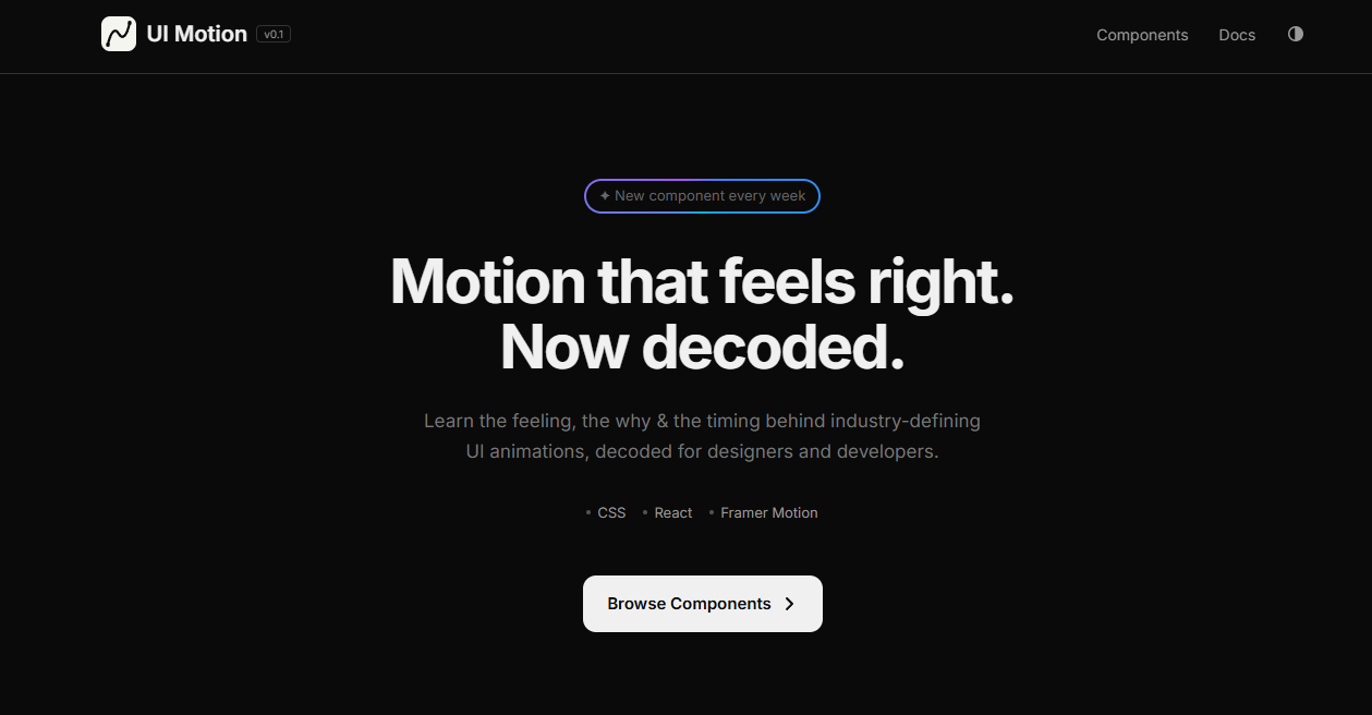 Making UI Motion Understandable